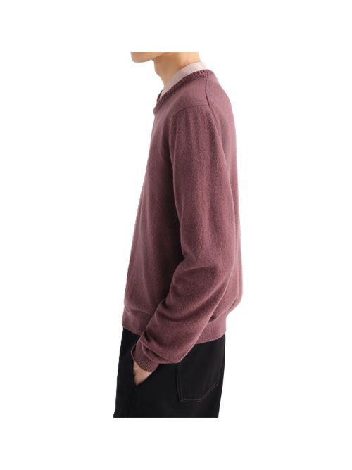 LEMAIREcrew-neck sweater in alpaca wool blend Lemaire | PO0035LK1065PU812 MAUVE